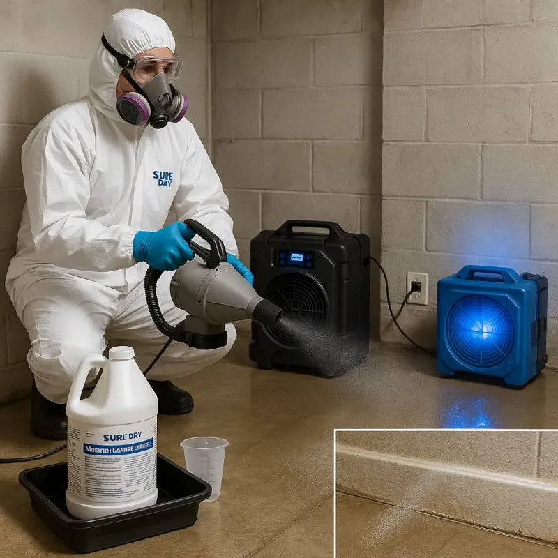 Sanitization and Odor Removal process in Denton, NC