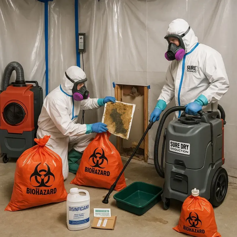 Contaminated Water Handling Protocols process in Denton, NC