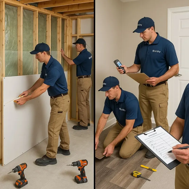 Repairs and Reconstruction process in Denton, NC