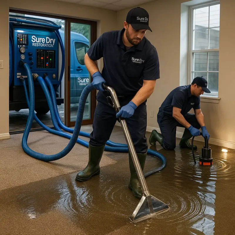 Water Extraction and Removal process in Denton, NC
